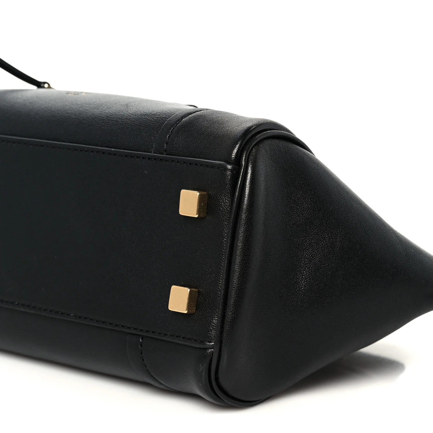 Supple Shiny Lambskin Small New Luggage Black - Image 9