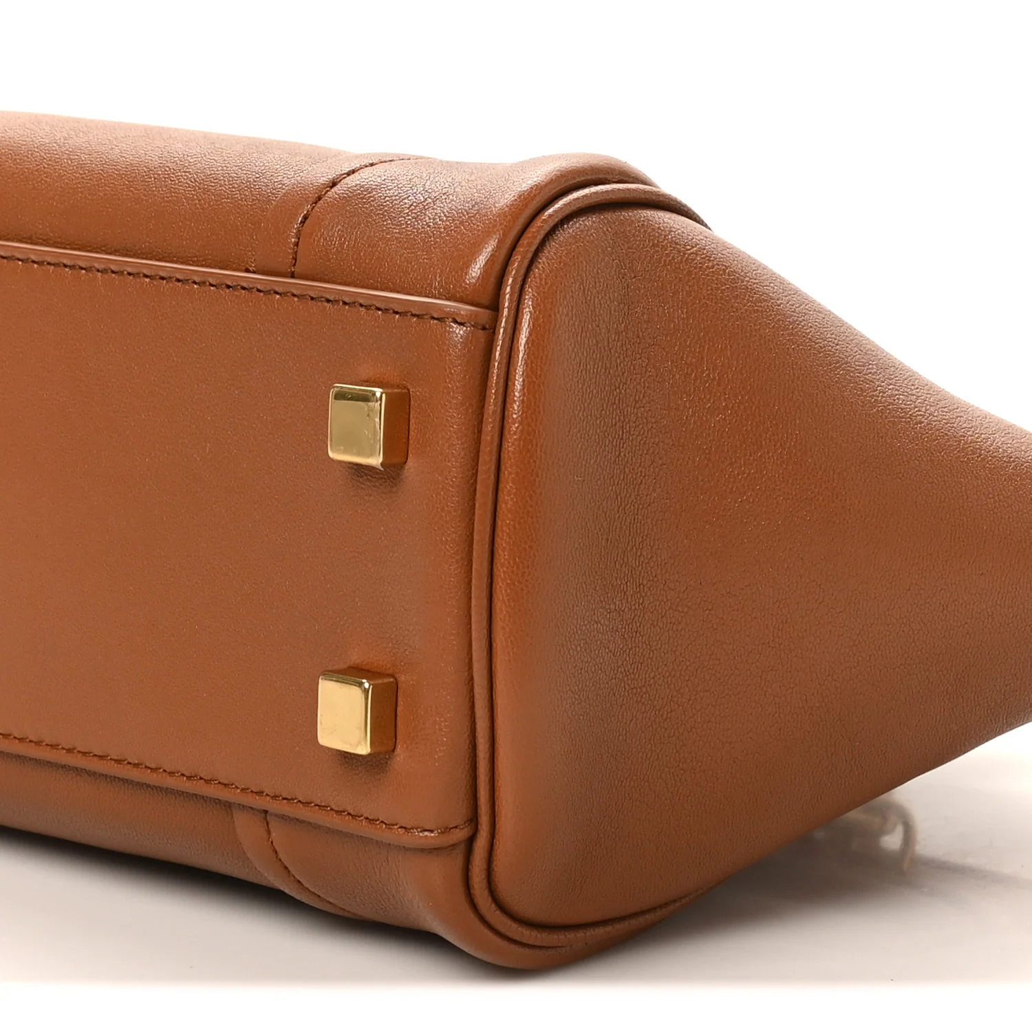 Supple Shiny Lambskin Small New Luggage Soft Tan - Image 9