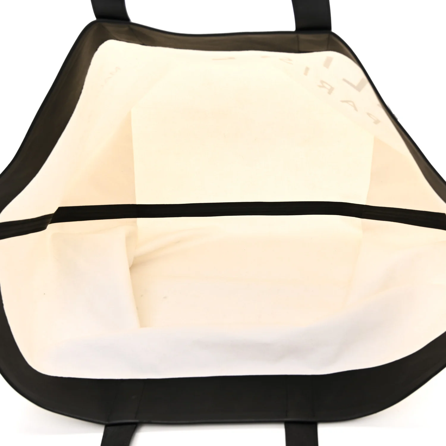 Textile Medium Made In Tote White Black - Image 6
