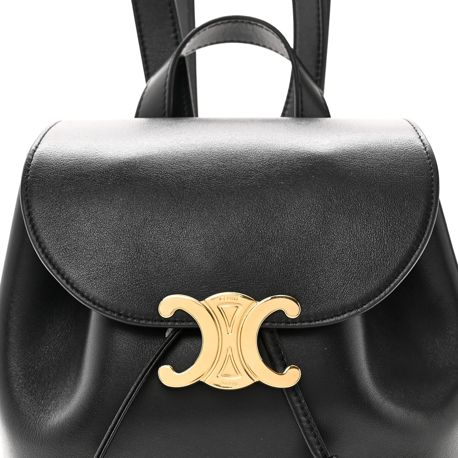 Triomphe Calfskin Bonnie Backpack Black - Image 6