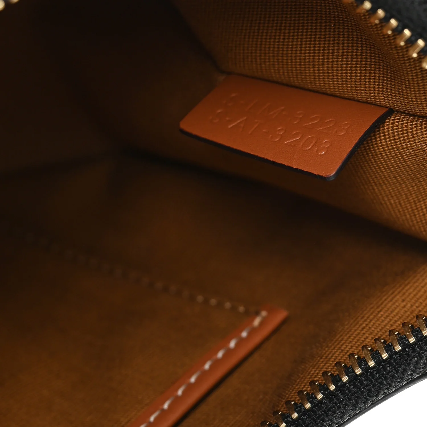 Triomphe Canvas Calfskin Ava Shoulder Bag Tan - Image 6