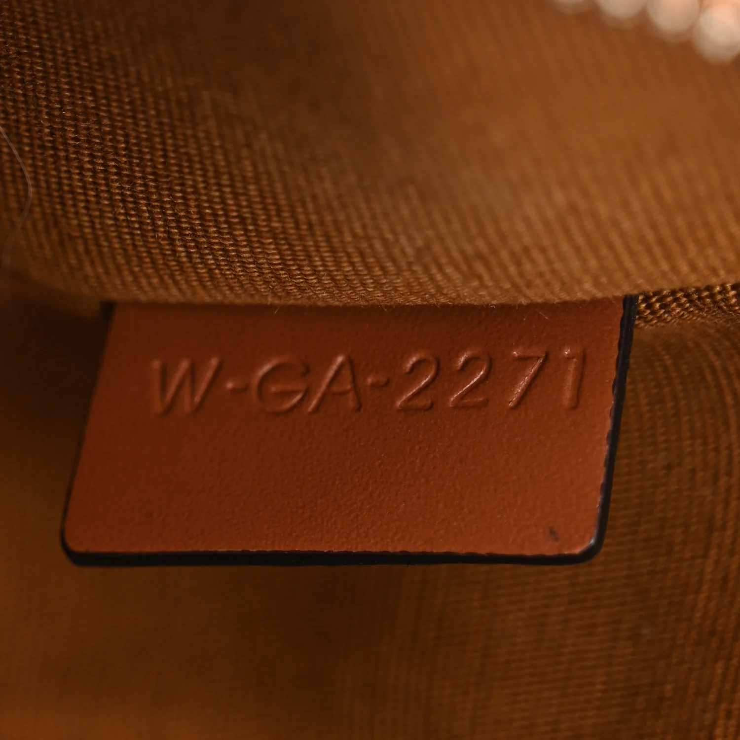 Triomphe Canvas Calfskin Ava Shoulder Bag Tan - Image 6