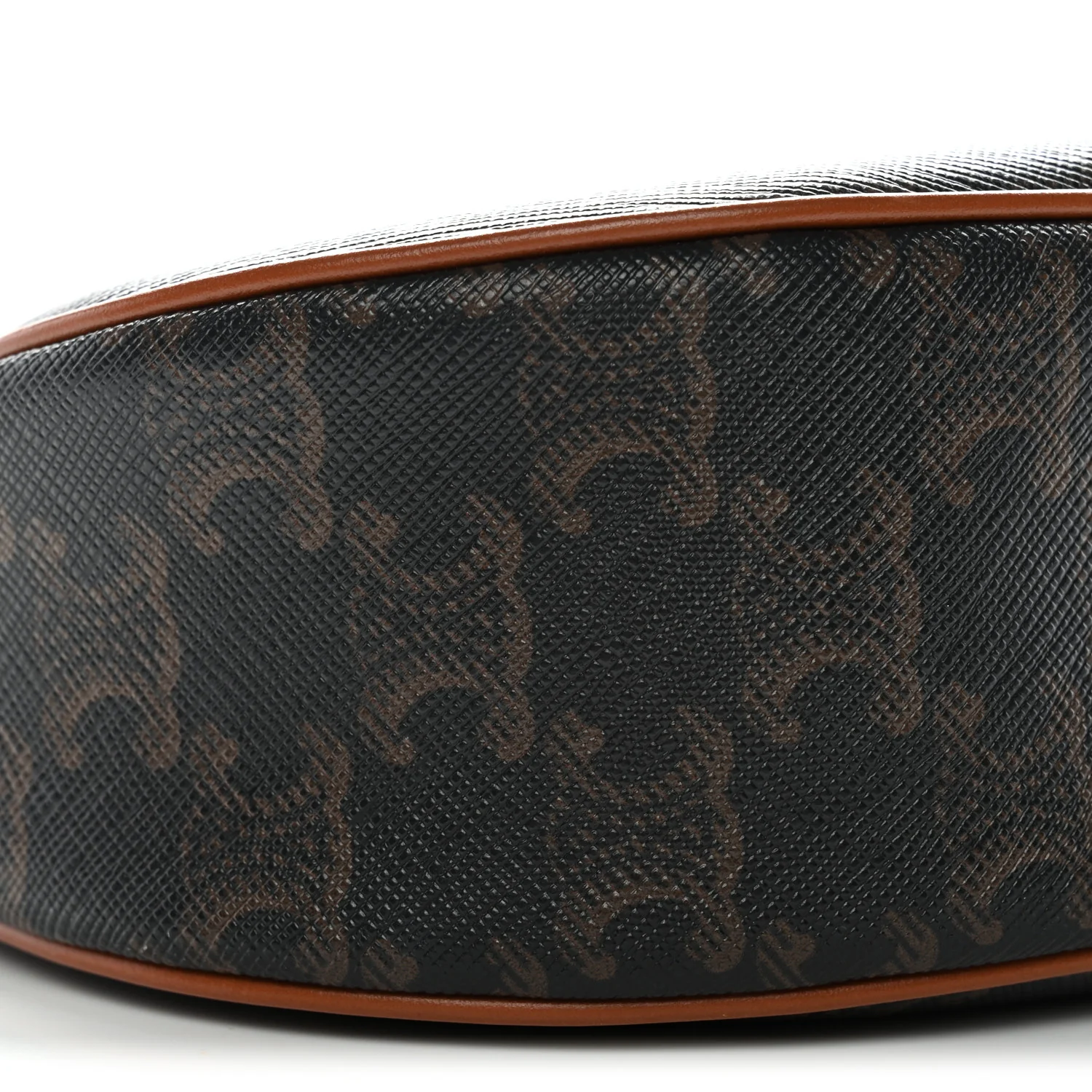 Triomphe Canvas Calfskin Ava Shoulder Bag Tan - Image 9