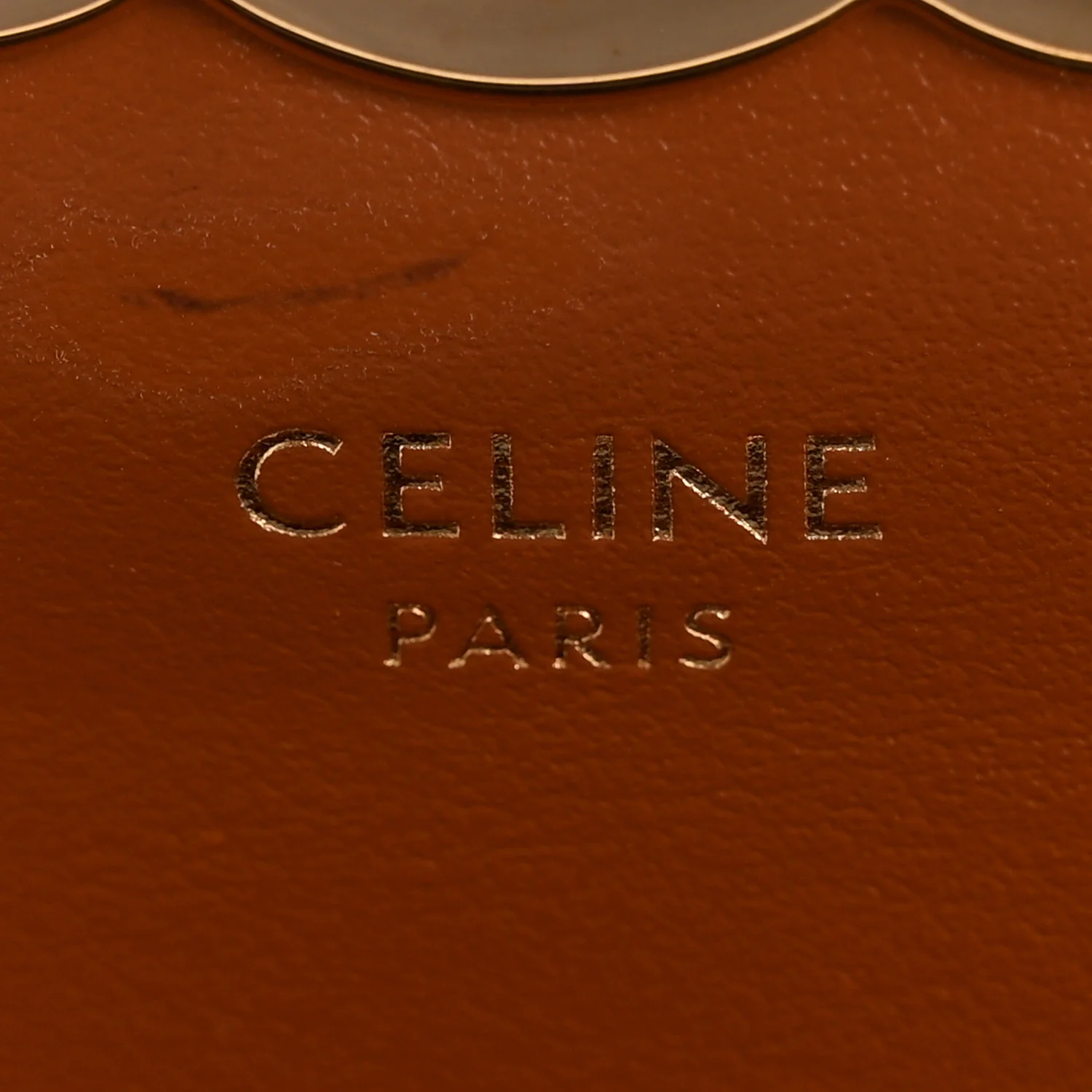 Triomphe Canvas Calfskin Flap Card Holder Tan - Image 6