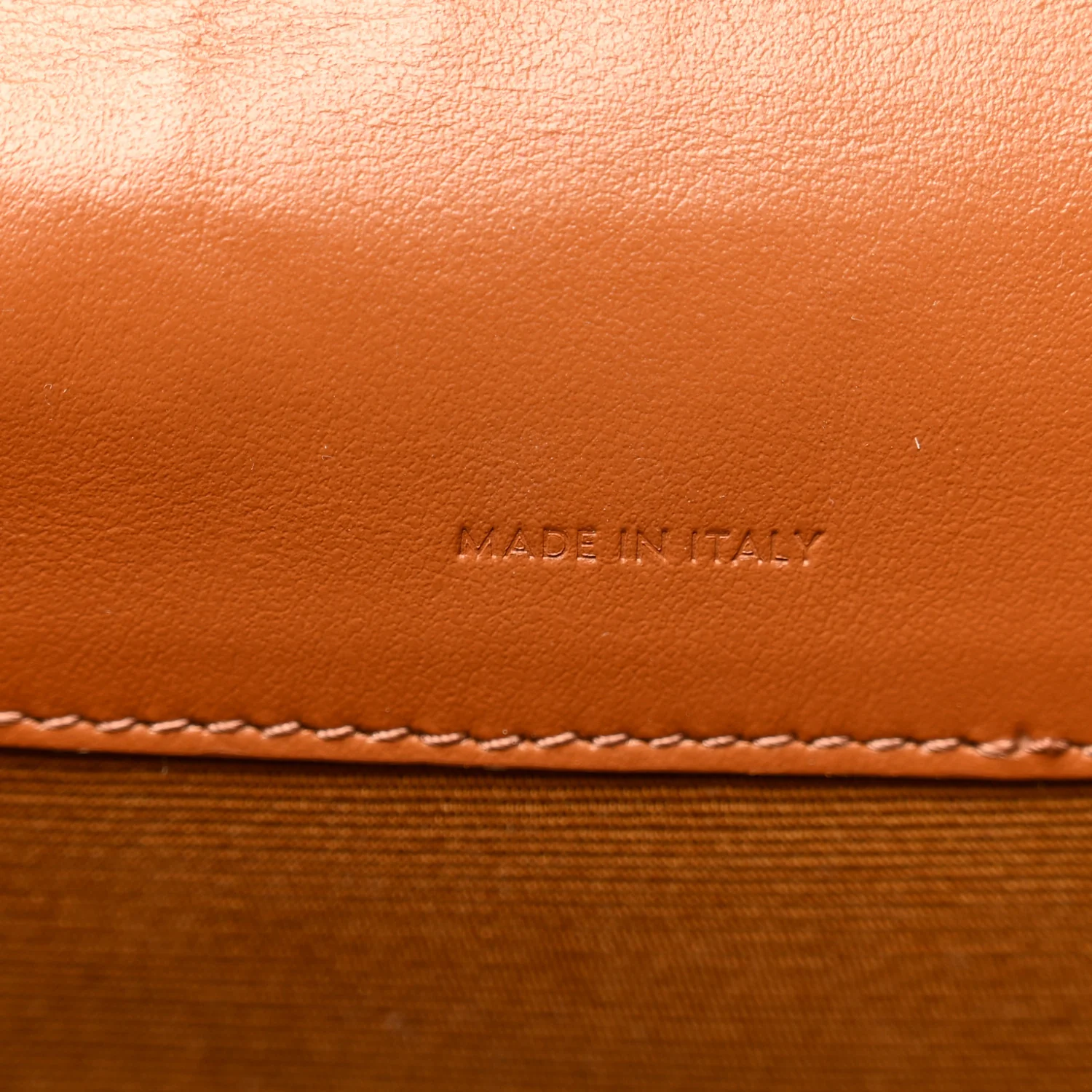 Triomphe Canvas Calfskin Flap Clutch - Image 7