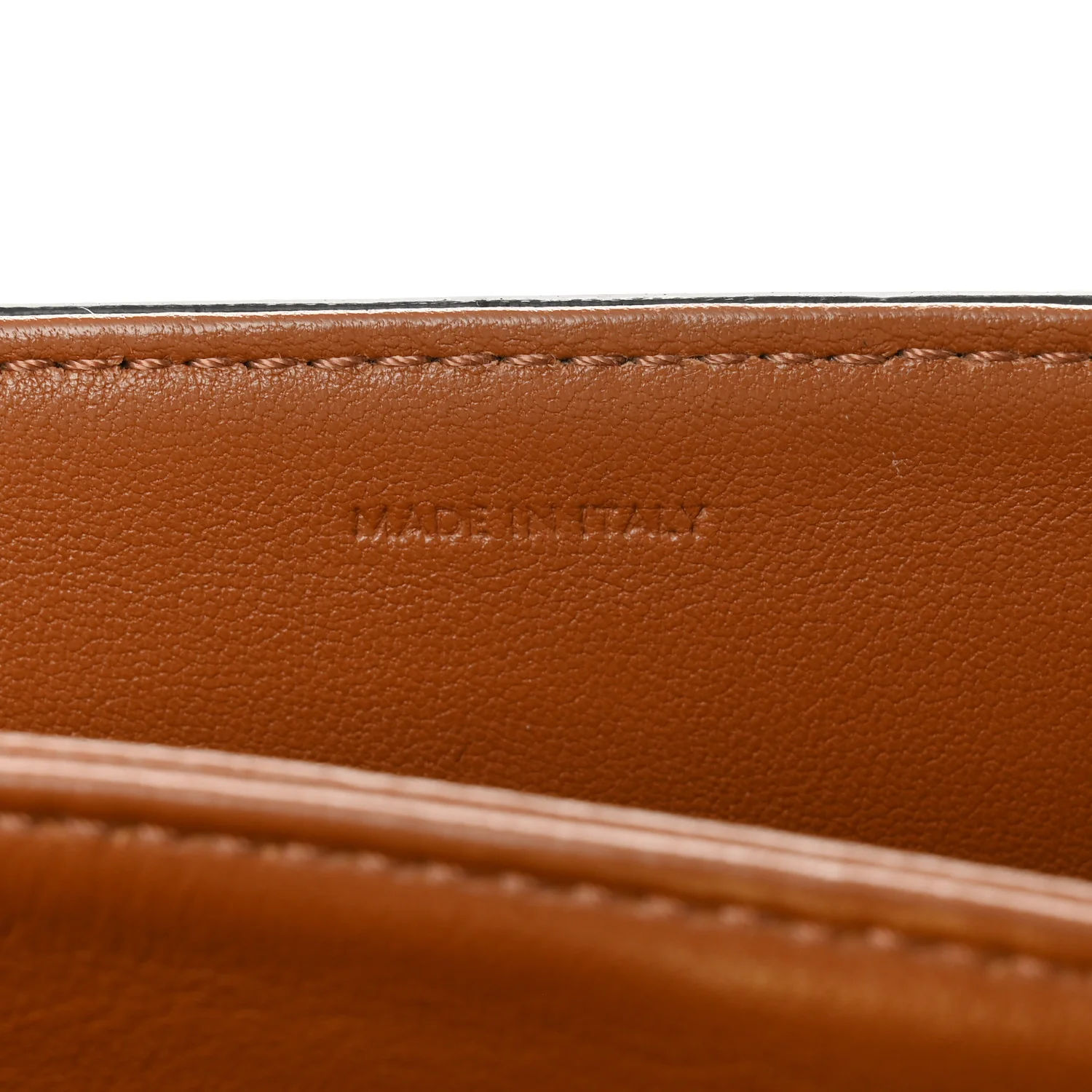 Triomphe Canvas Calfskin Medium Triomphe Bag Tan - Image 7