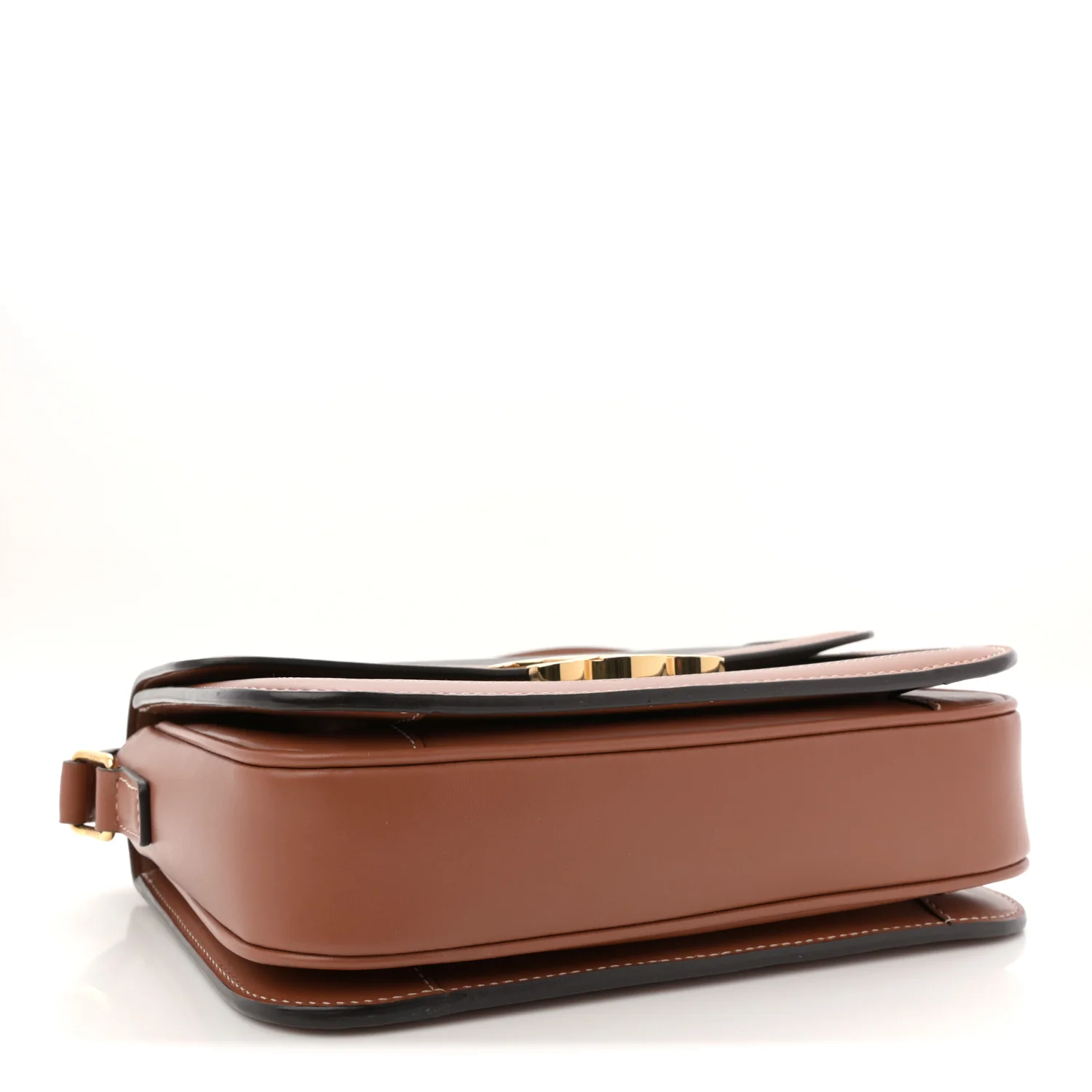 Triomphe Canvas Calfskin Medium Triomphe Bag Tan - Image 4