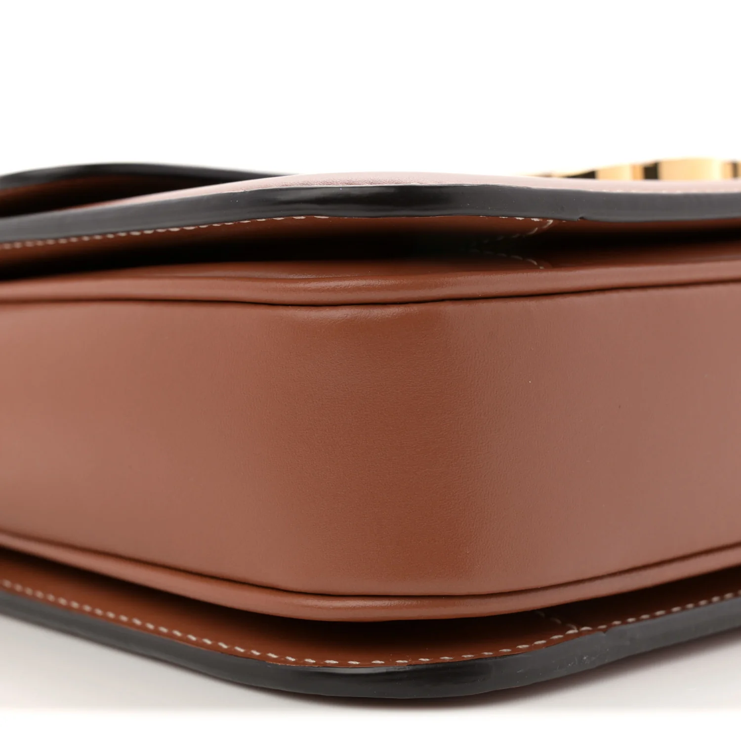 Triomphe Canvas Calfskin Medium Triomphe Bag Tan - Image 9