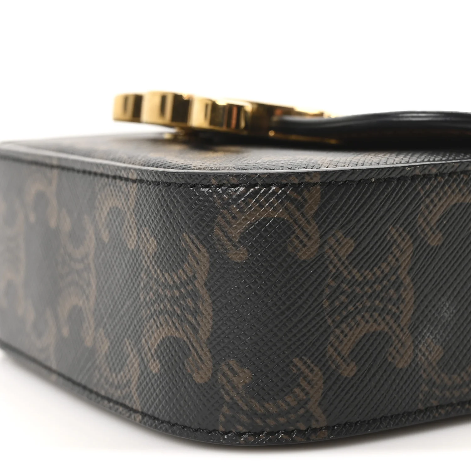 Triomphe Canvas Calfskin Mini Triomphe Tan - Image 10