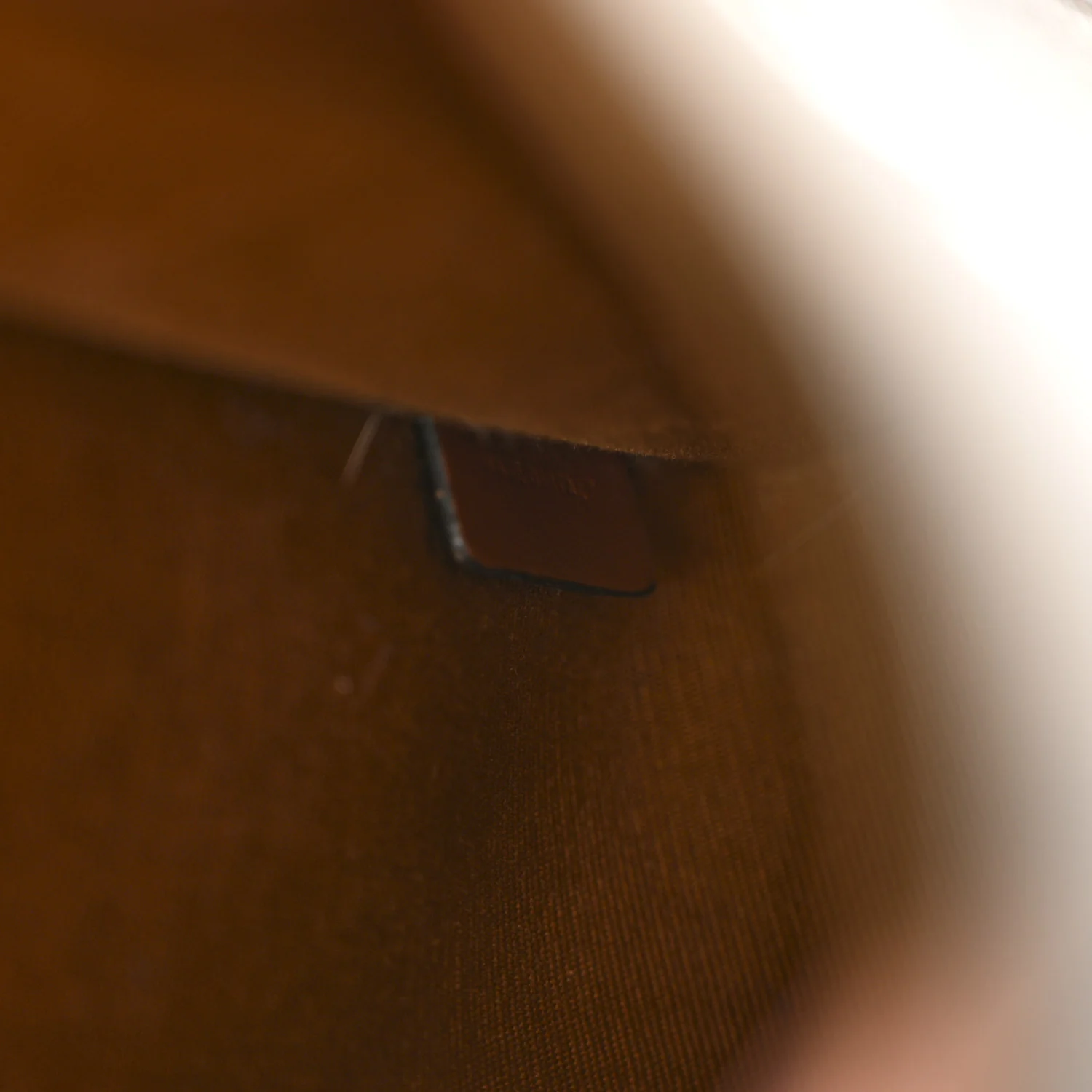 Triomphe Canvas Calfskin Mini Vertical Cabas Tan - Image 7