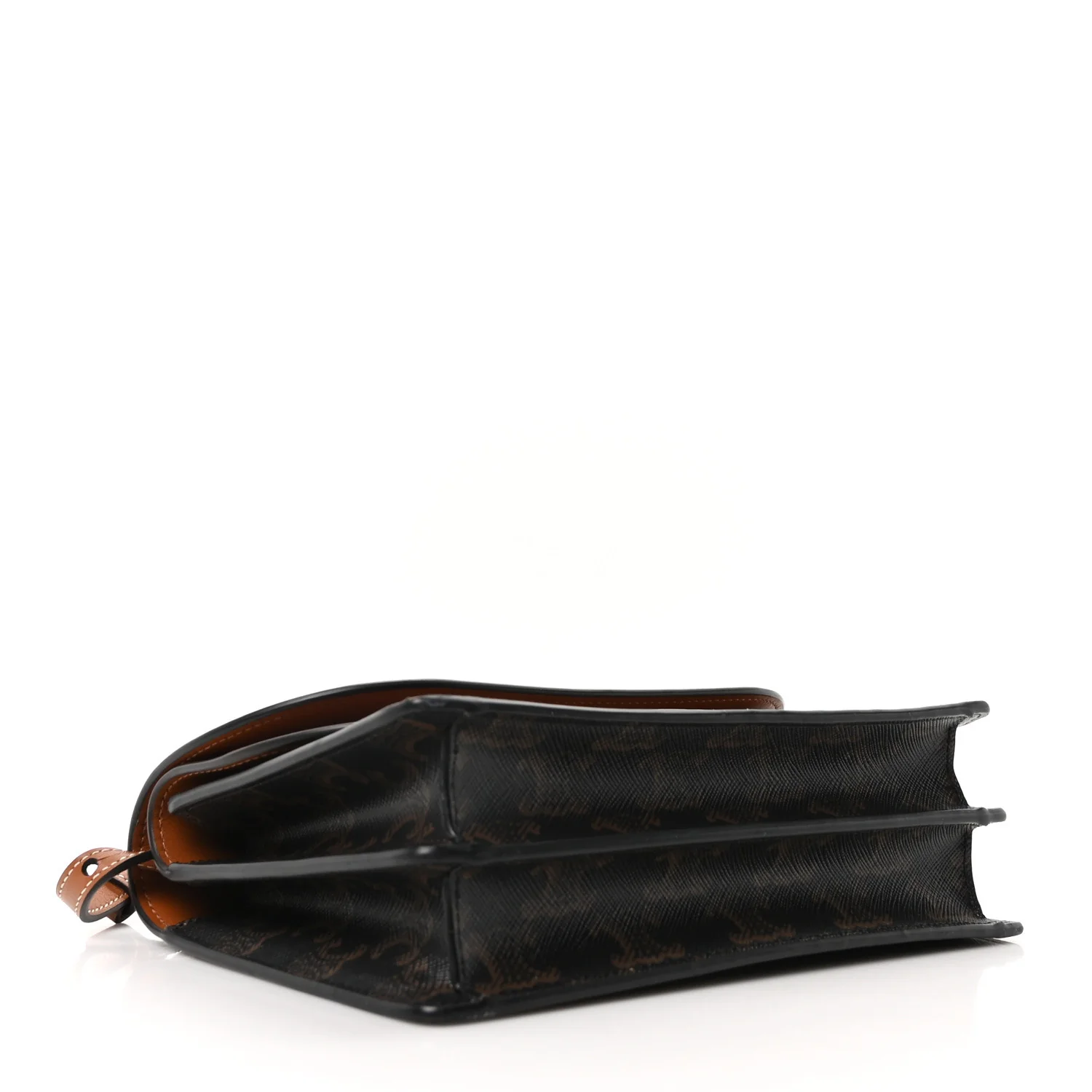 Triomphe Canvas Lambskin Wallet On Strap Tan - Image 4