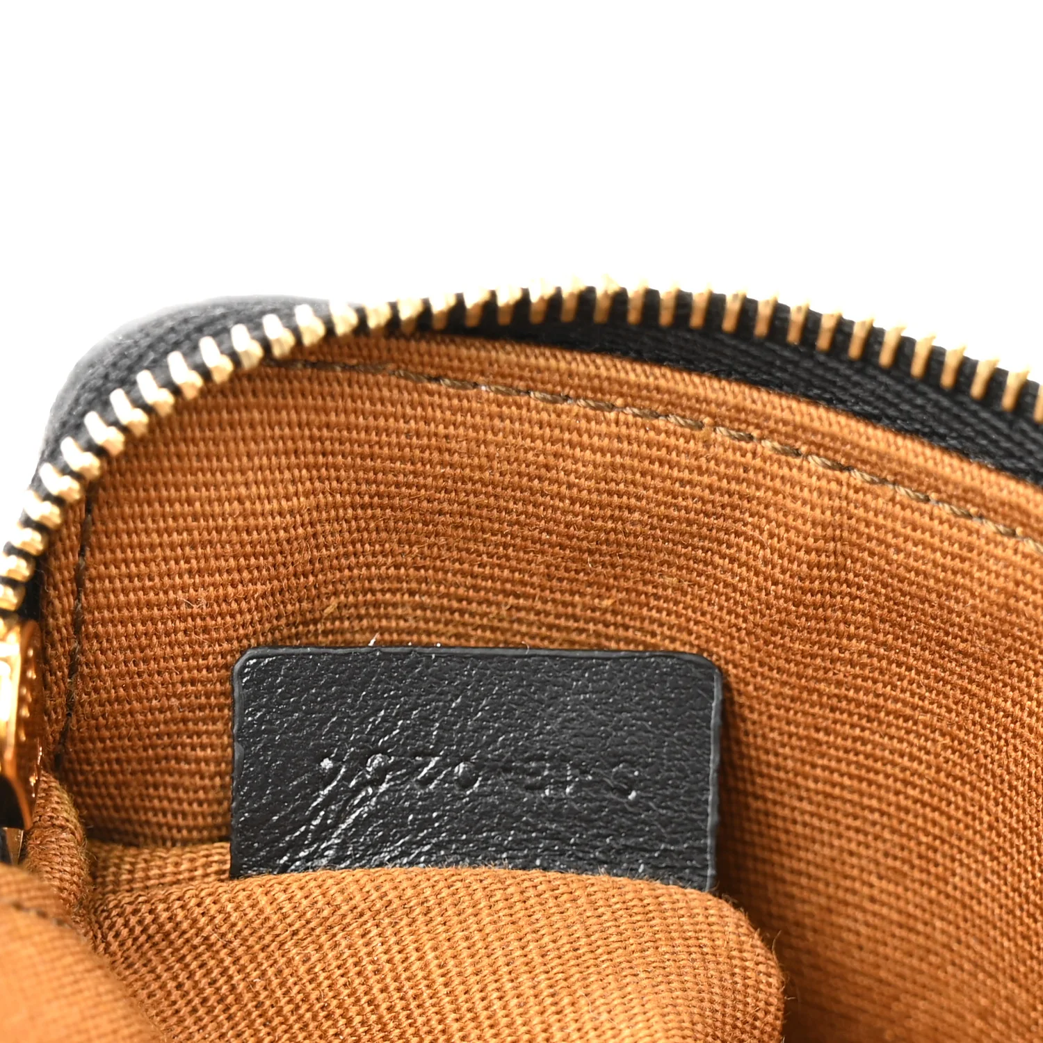 Triomphe Canvas Logo Coin and Card Pouch With Hook Black - Image 6