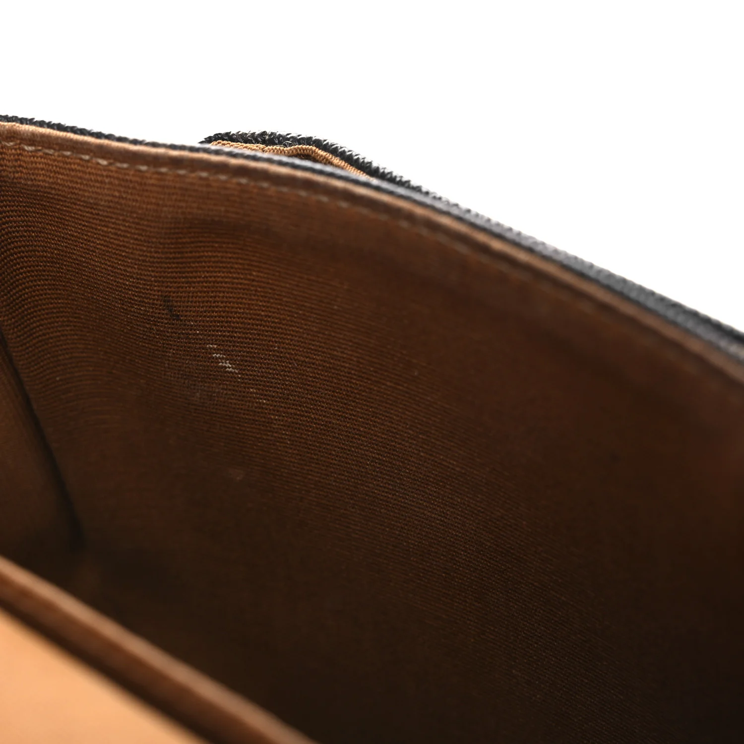 Triomphe Canvas Medium Folco Bag Tan - Image 13