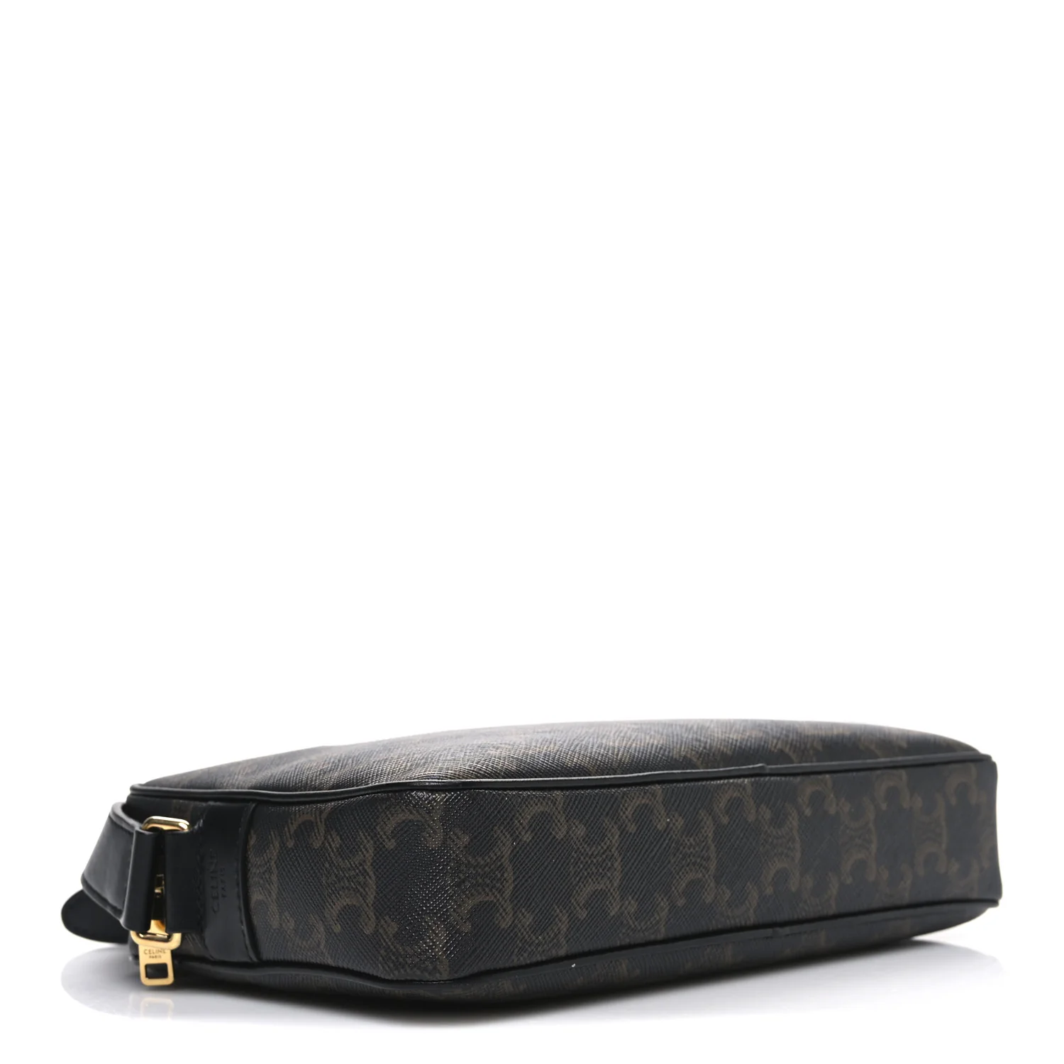Triomphe Canvas Medium Messenger Bag Black - Image 4
