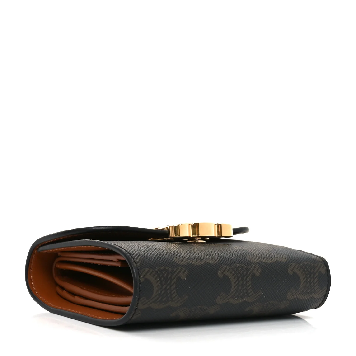 Triomphe Canvas Small Triomphe Wallet Tan - Image 4