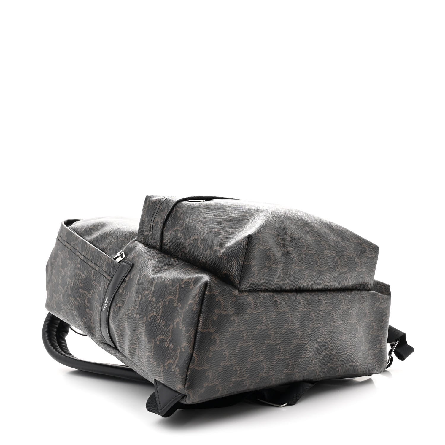 Triomphe Canvas XL Calfskin Backpack Black - Image 4