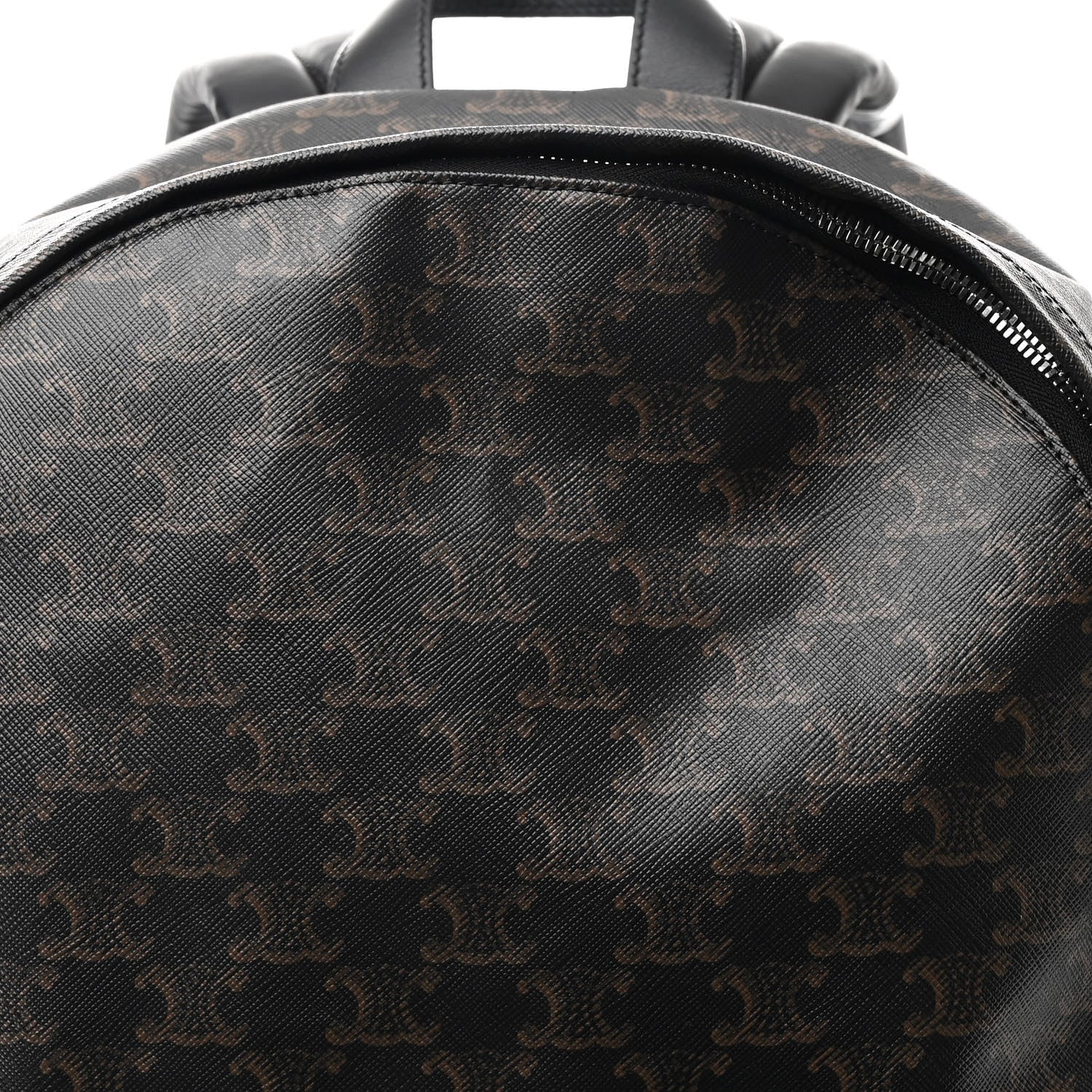 Triomphe Canvas XL Calfskin Backpack Black - Image 9