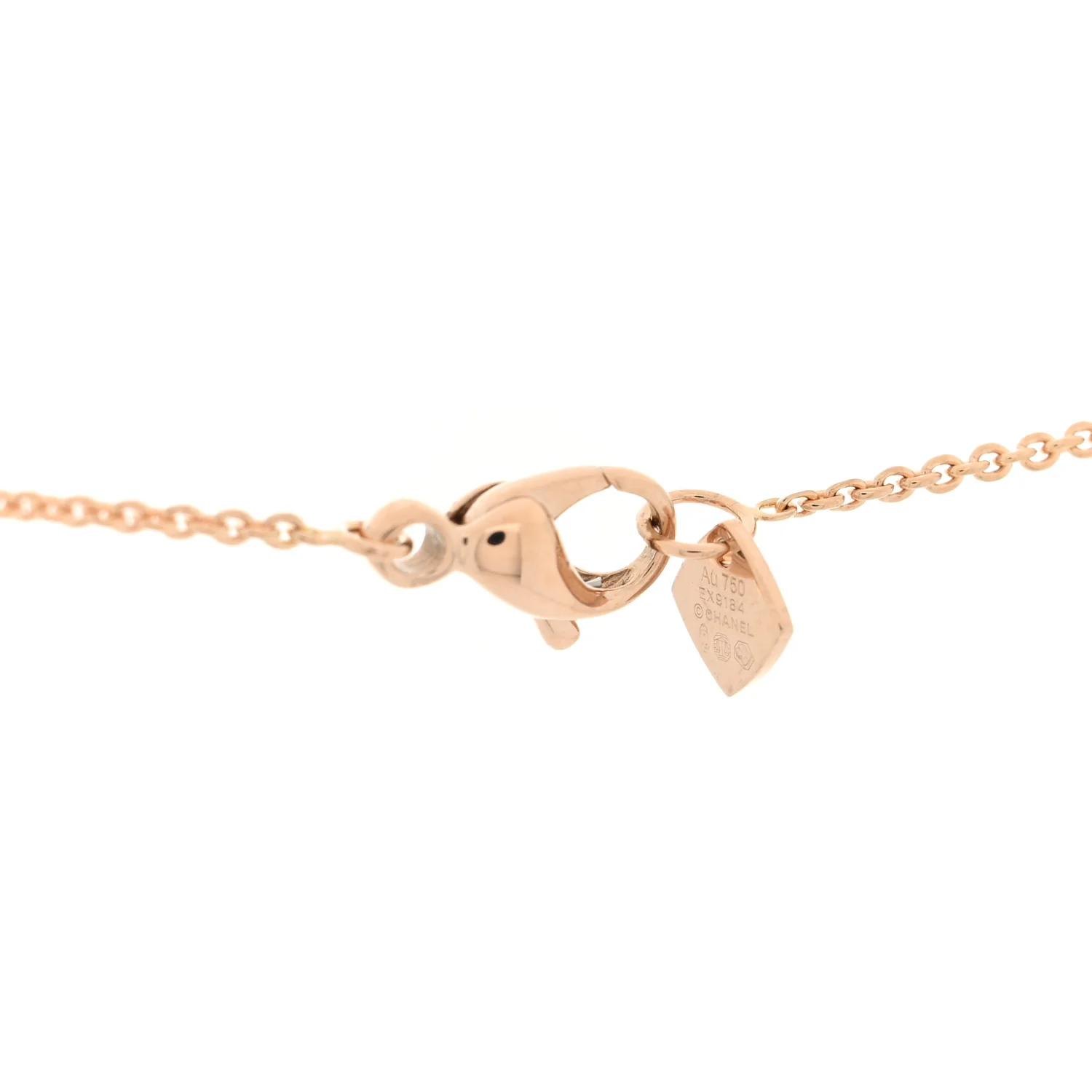 18K Beige Gold Coco Crush Round Pendant Necklace - Image 4