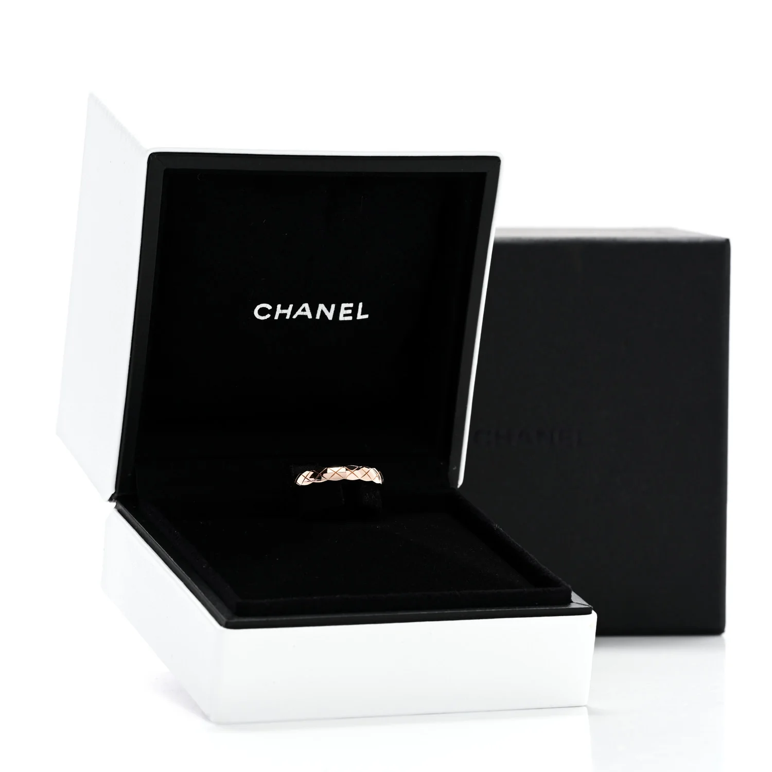18K Beige Gold Mini Coco Crush Ring 51 5.75 - Image 6