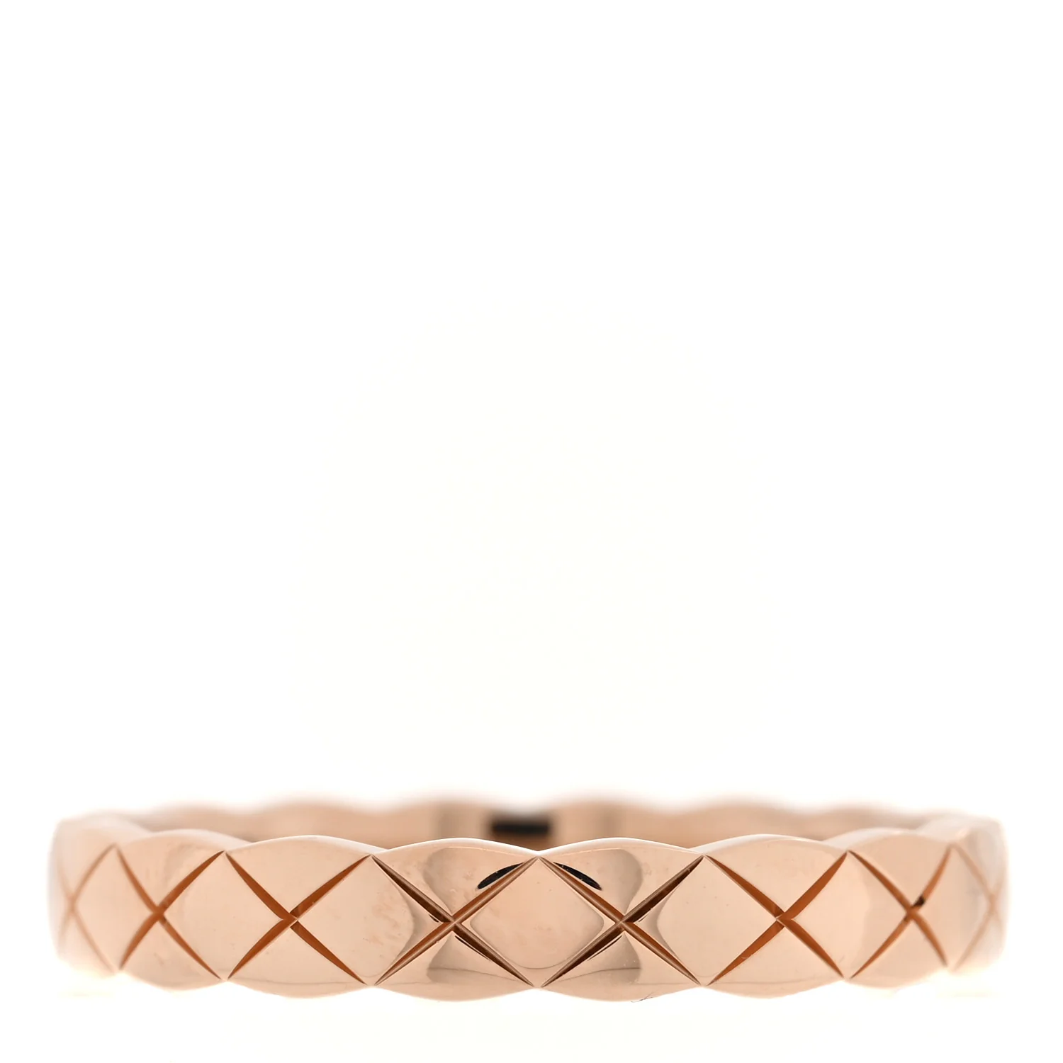 18K Beige Gold Mini Coco Crush Ring 52 6 - Image 3
