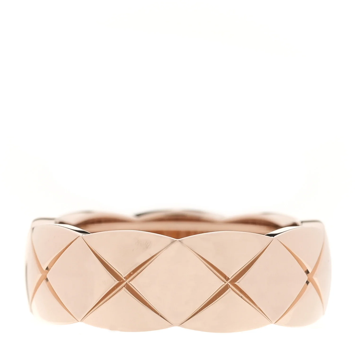 18K Beige Gold Small Coco Crush Ring 51 5.75 - Image 3