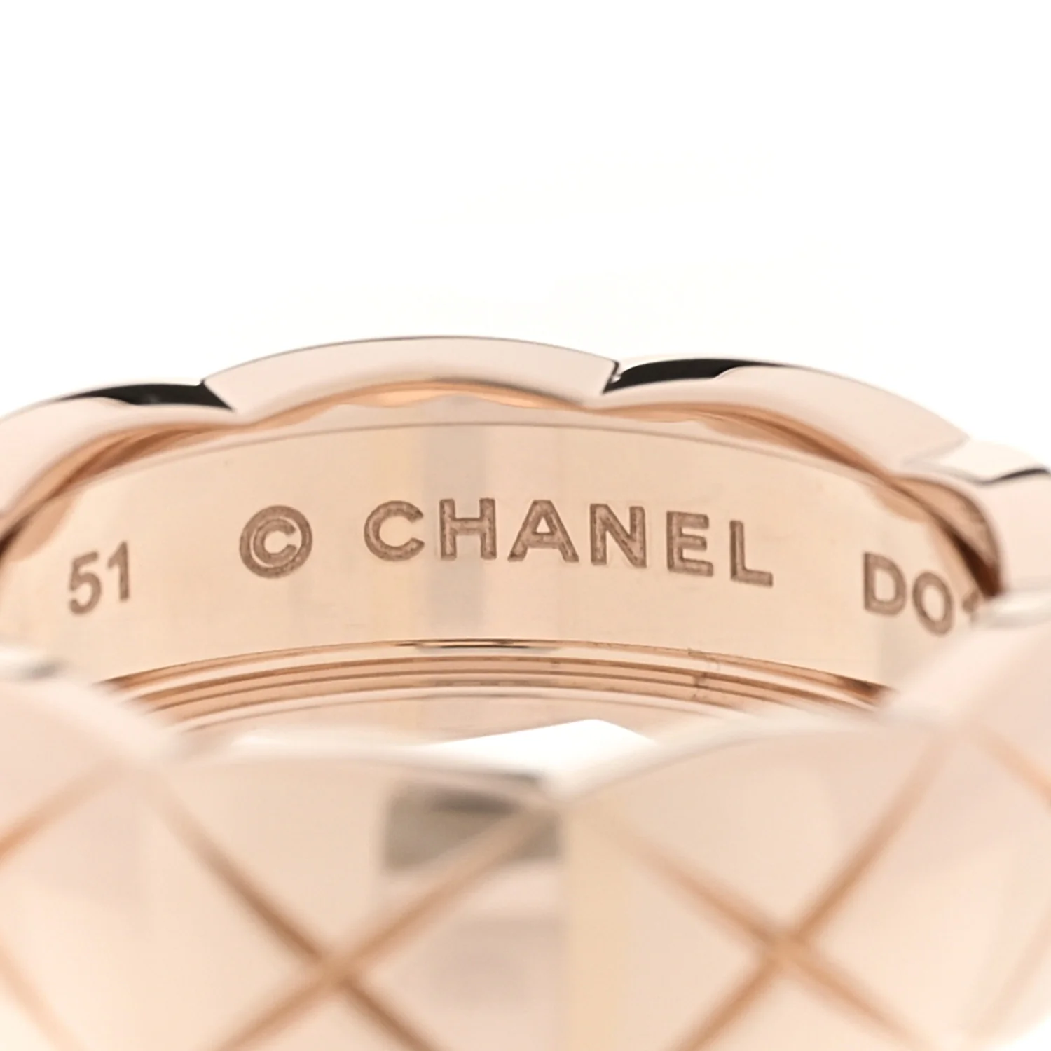 18K Beige Gold Small Coco Crush Ring 51 5.75 - Image 4