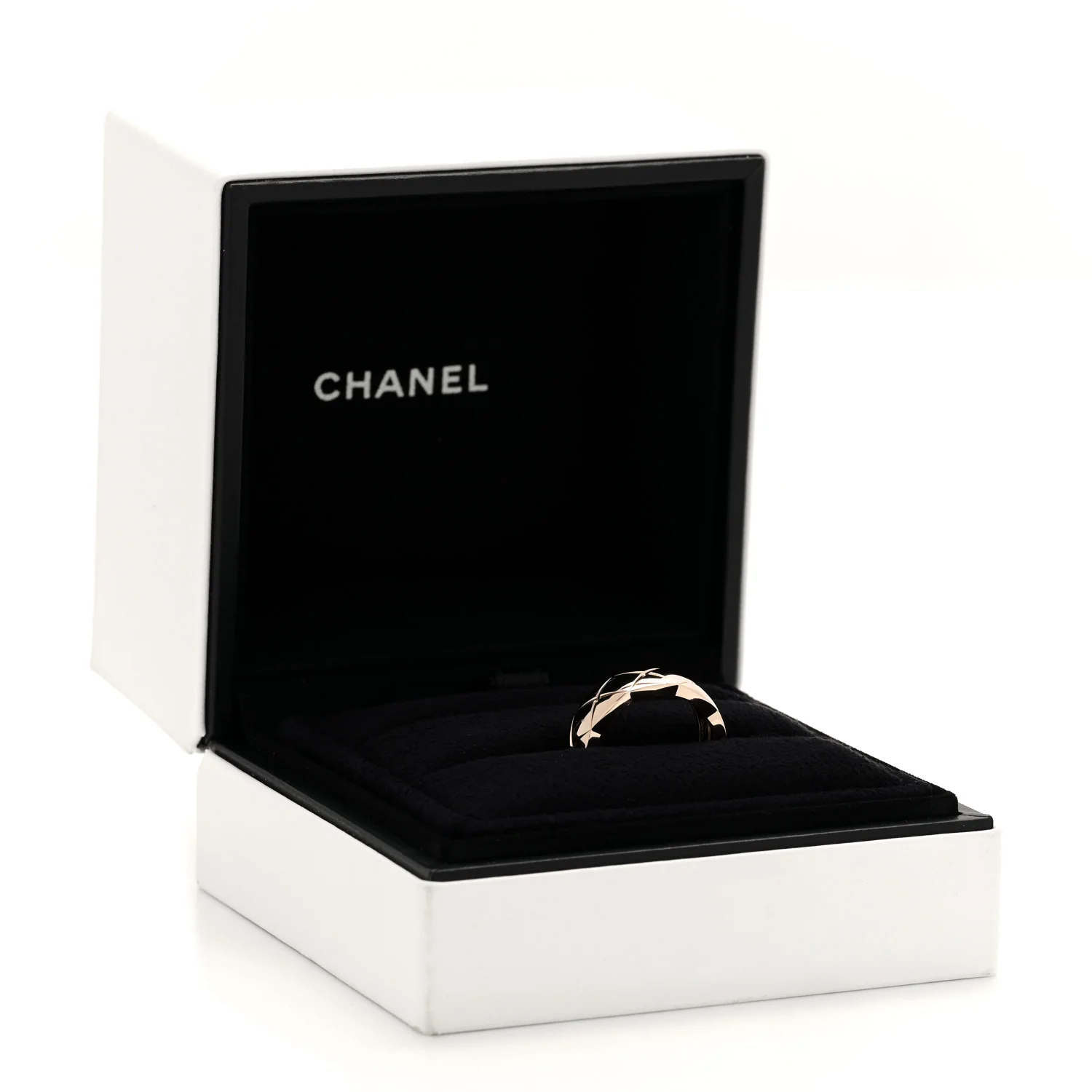 18K Beige Gold Small Coco Crush Ring 51 5.75 - Image 5
