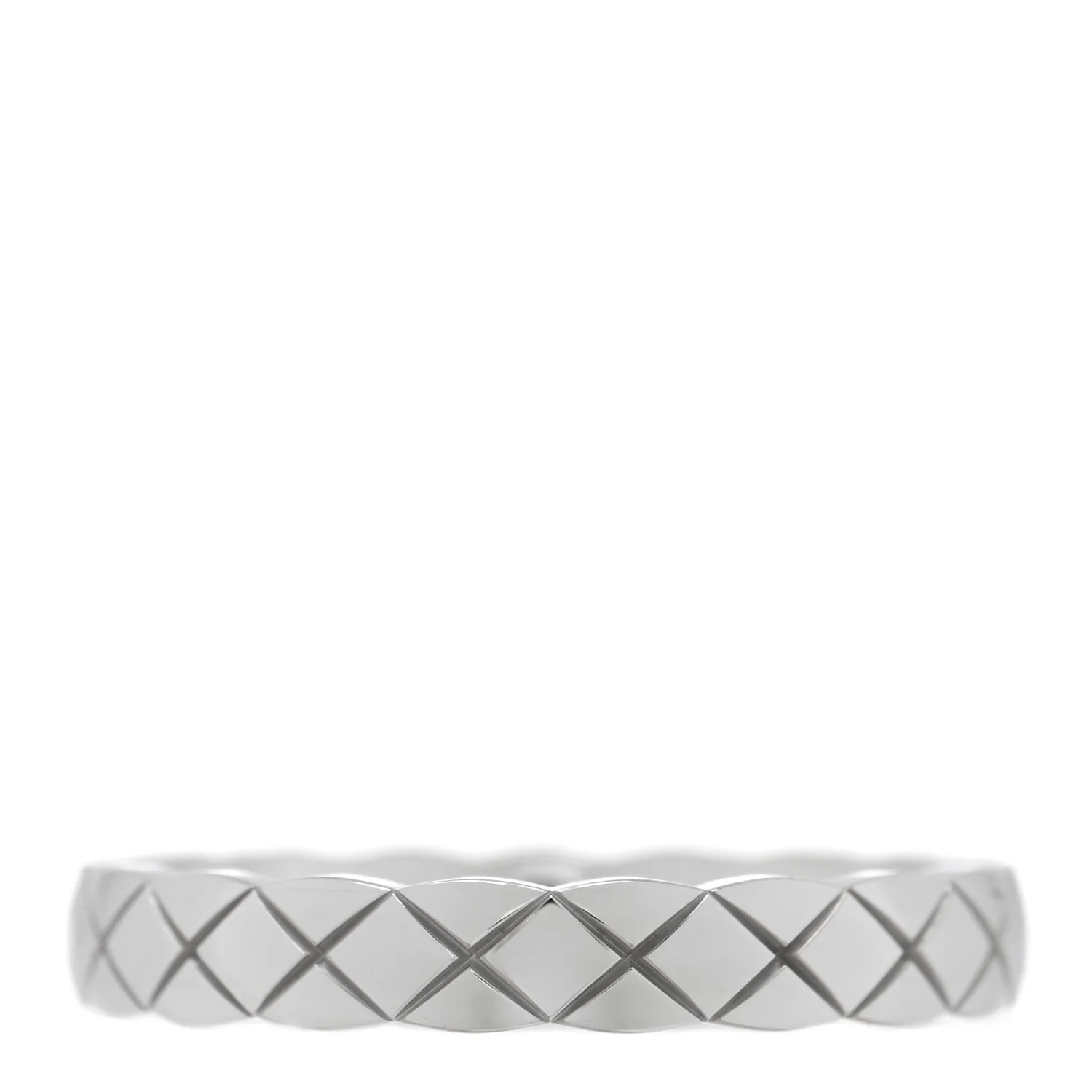 18K White Gold Mini Coco Crush Ring 54 7 - Image 3