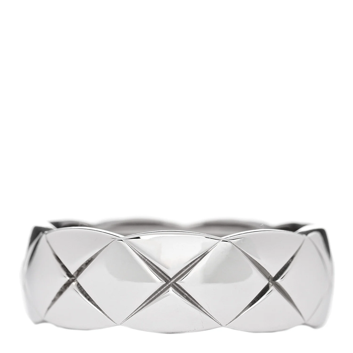 18K White Gold Small Coco Crush Ring 53 6.5 - Image 3