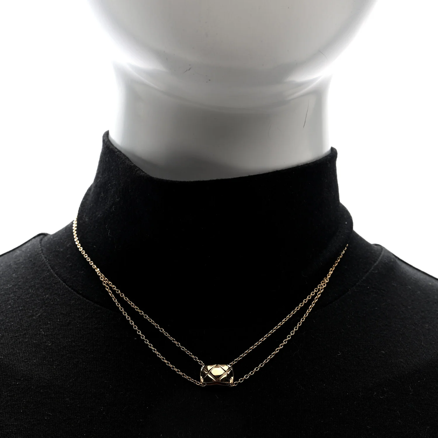 18K Yellow Gold Coco Crush Pendant Necklace - Image 2