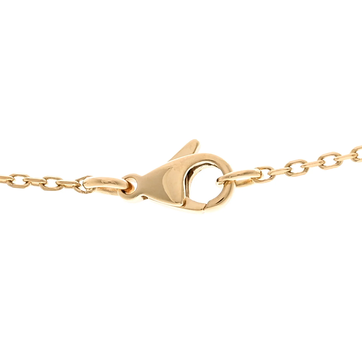 18K Yellow Gold Fil de Camelia Pendant Necklace - Image 5