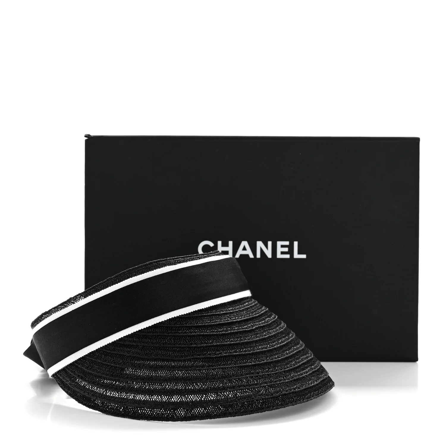 Abaca Cotton Ribbon Visor M Black - Image 8
