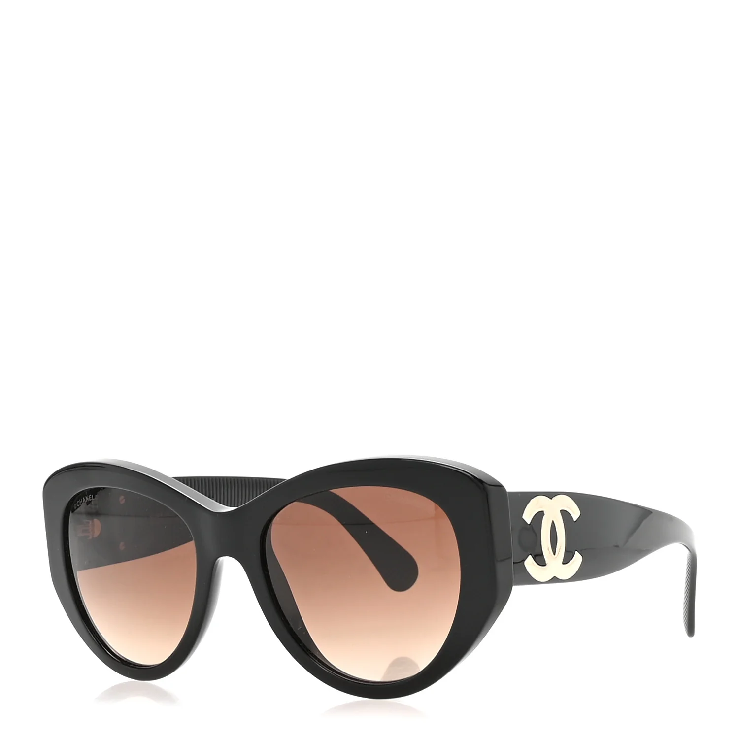 Acetate Butterfly Large CC Sunglasses 5492 Black