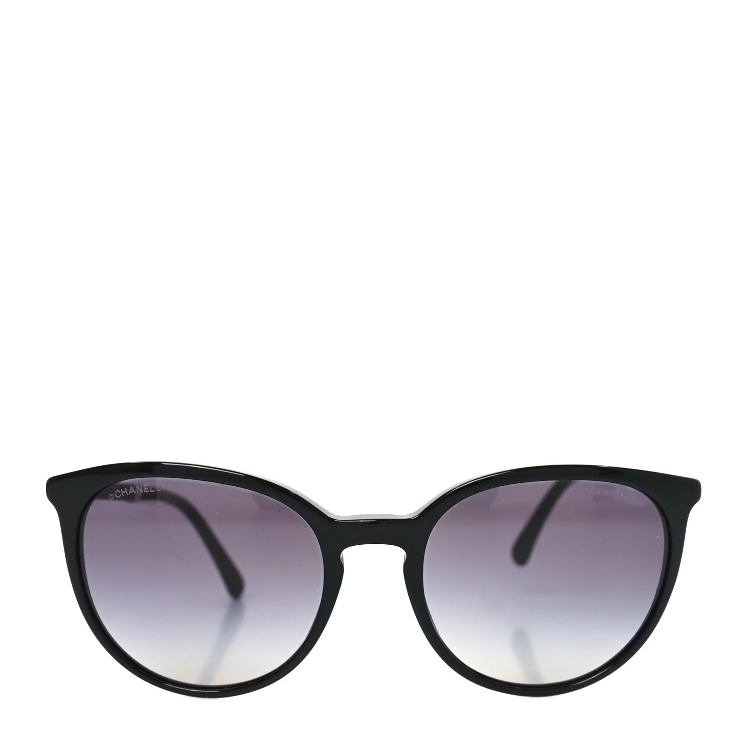 Acetate Butterfly Pearl Sunglasses 5394 Black - Image 2