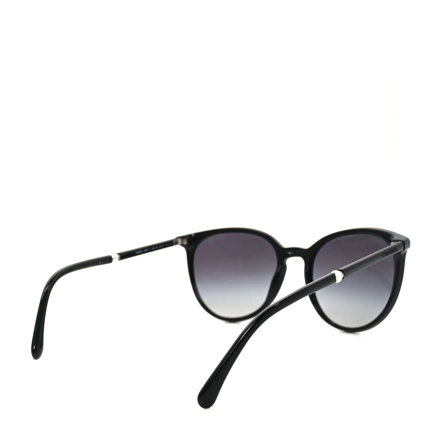 Acetate Butterfly Pearl Sunglasses 5394 Black - Image 4