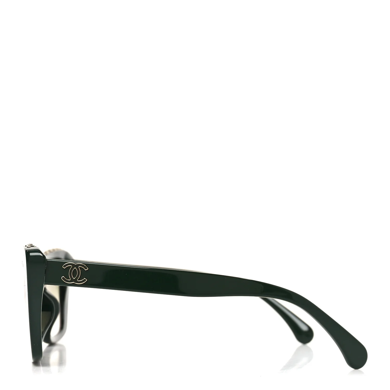 Acetate Butterfly Sunglasses 5540-A Green - Image 3
