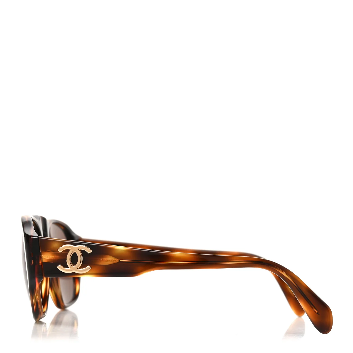 Acetate CC Sunglasses 01452 Tortoise - Image 3