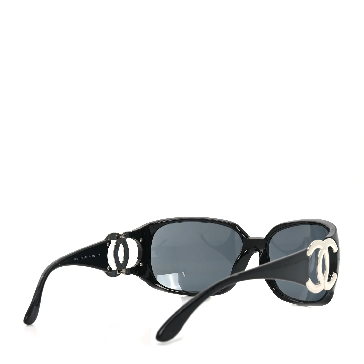 Acetate CC Sunglasses 6014 Black - Image 4