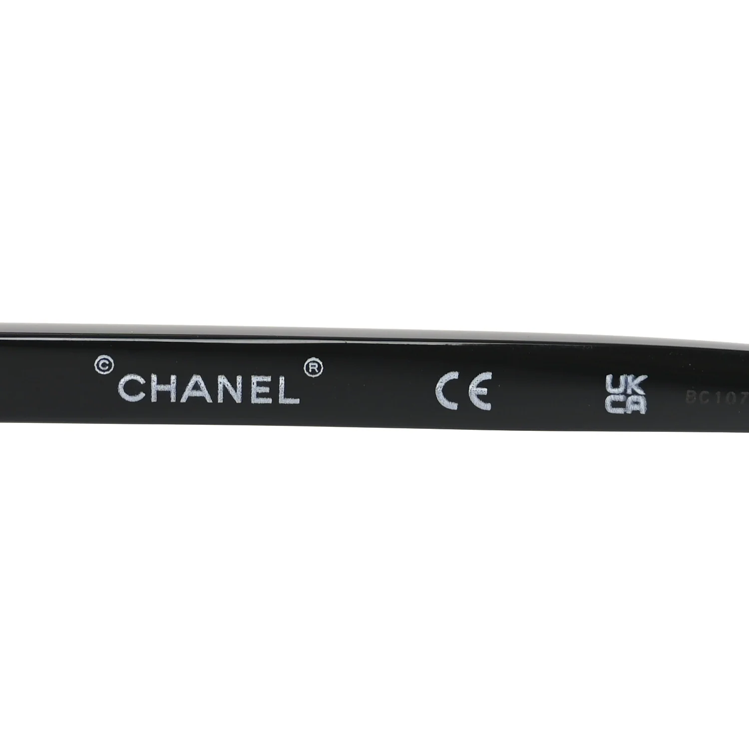 Acetate Oval Sunglasses 71571A Black - Image 5
