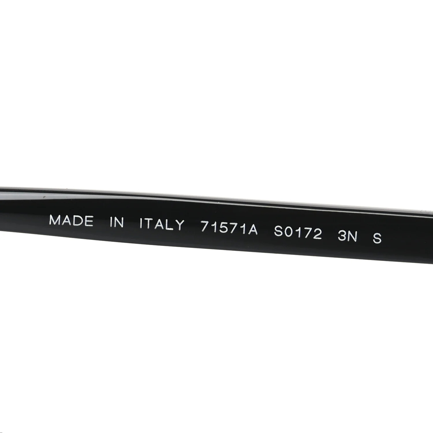 Acetate Oval Sunglasses 71571A Black - Image 6