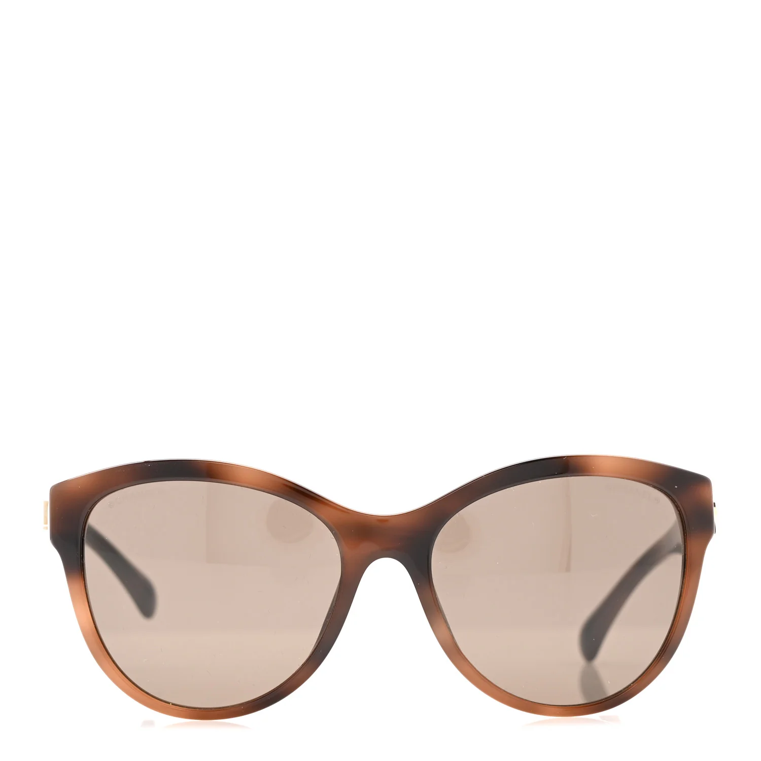 Acetate Pantos Logo Sunglasses 5458 Brown - Image 2