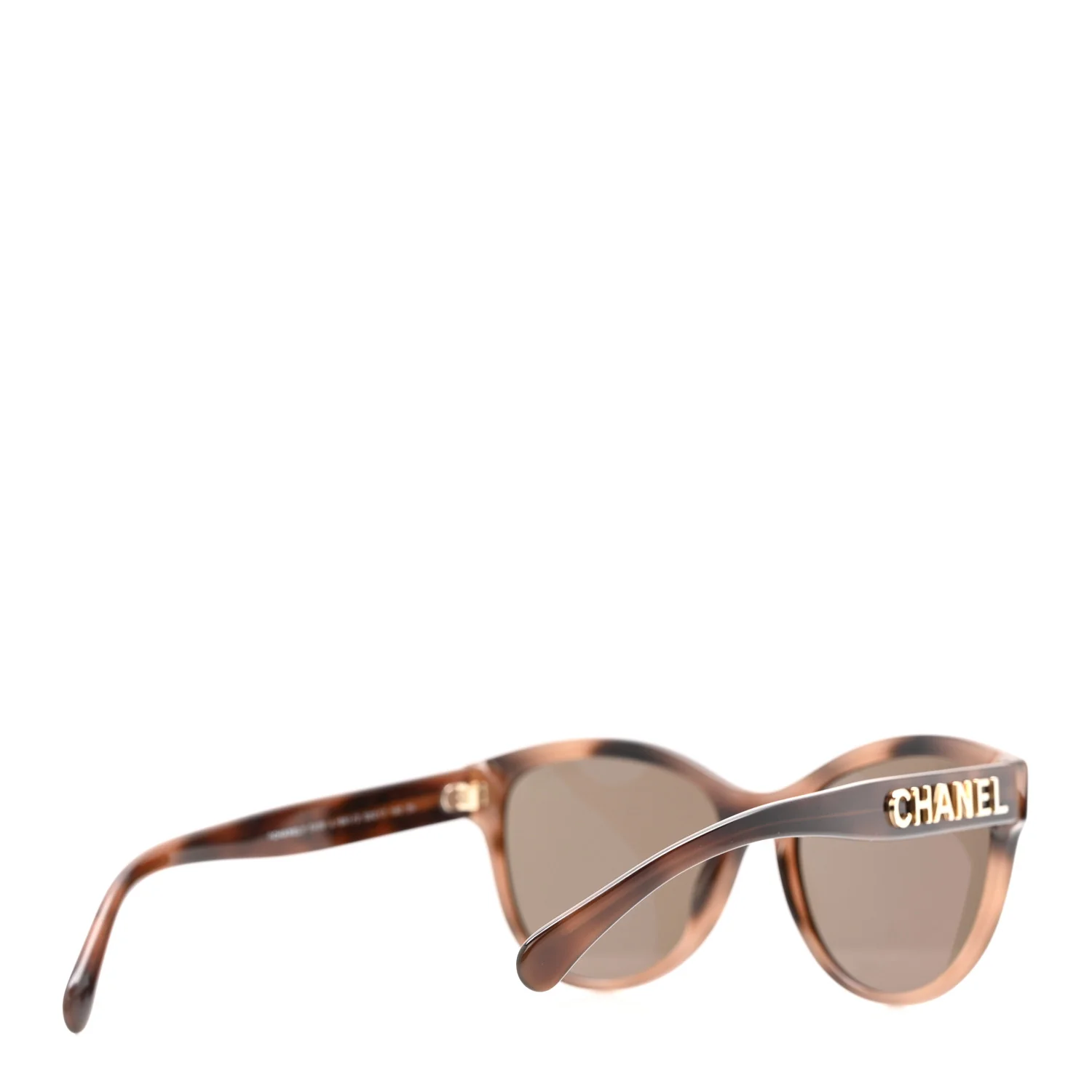 Acetate Pantos Logo Sunglasses 5458 Brown - Image 4