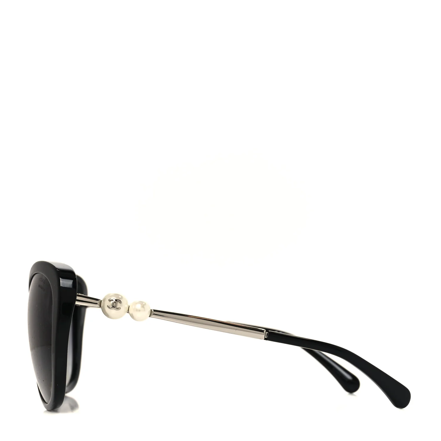 Acetate Pearl Polarized Winter Butterfly Sunglasses 5338-H-A Black - Image 3