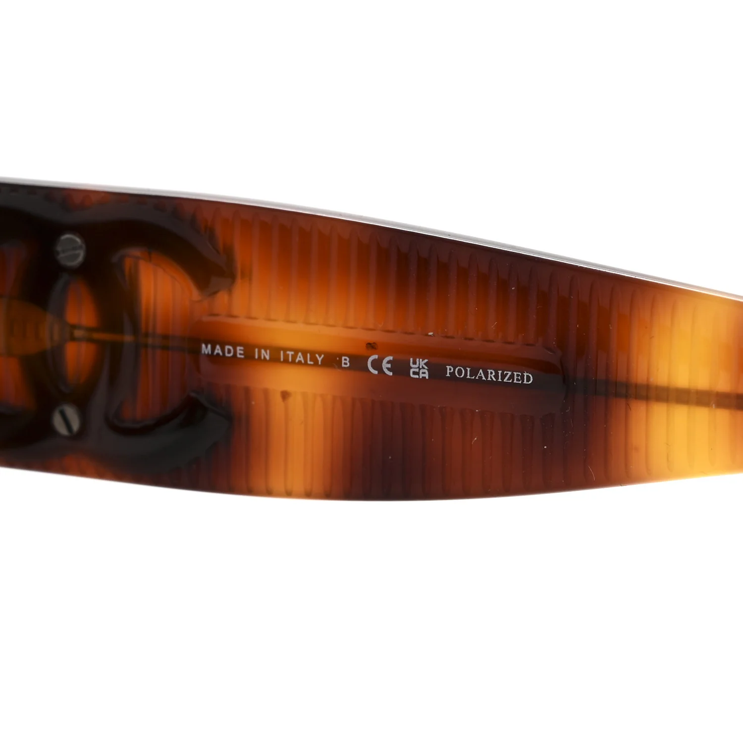 Acetate Polarized Rectangle Sunglasses 5493 Tortoise - Image 5
