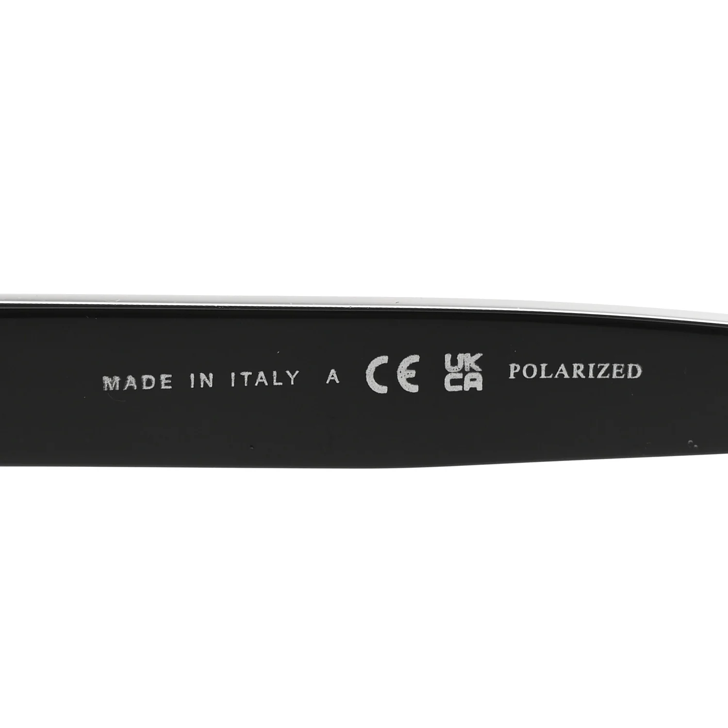 Acetate Polarized Square Sunglasses 5417 Black - Image 5
