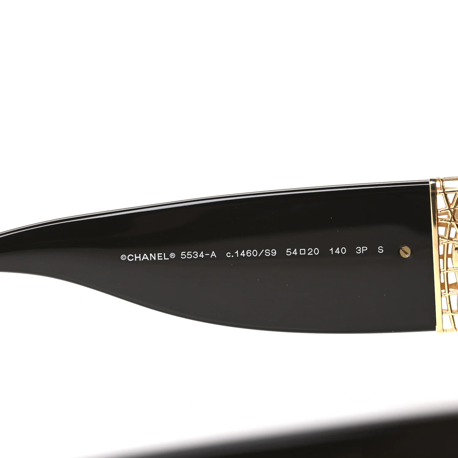 Acetate Rectangle Sunglasses 5534-A Dark Brown - Image 5