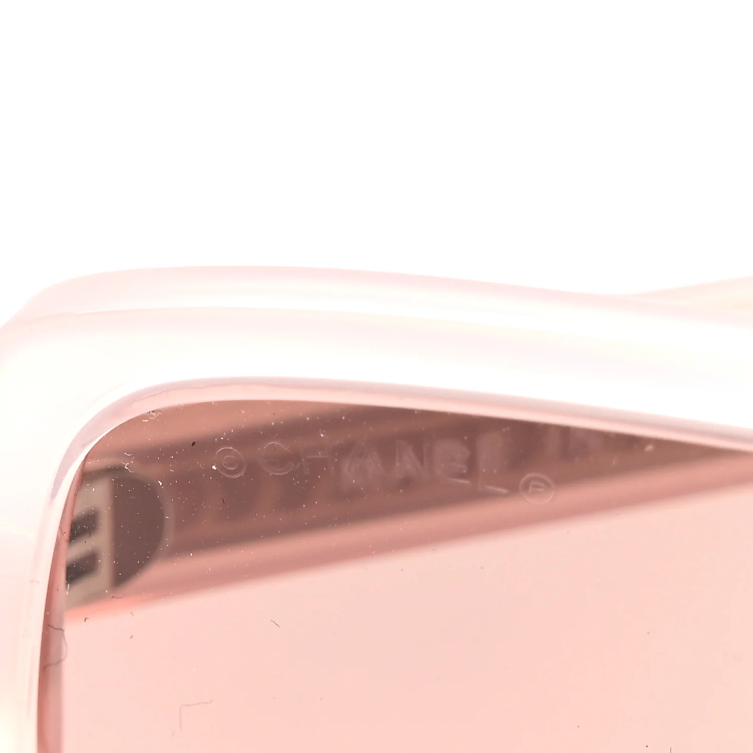 Acetate Square Sunglasses 5505 Light Pink - Image 7
