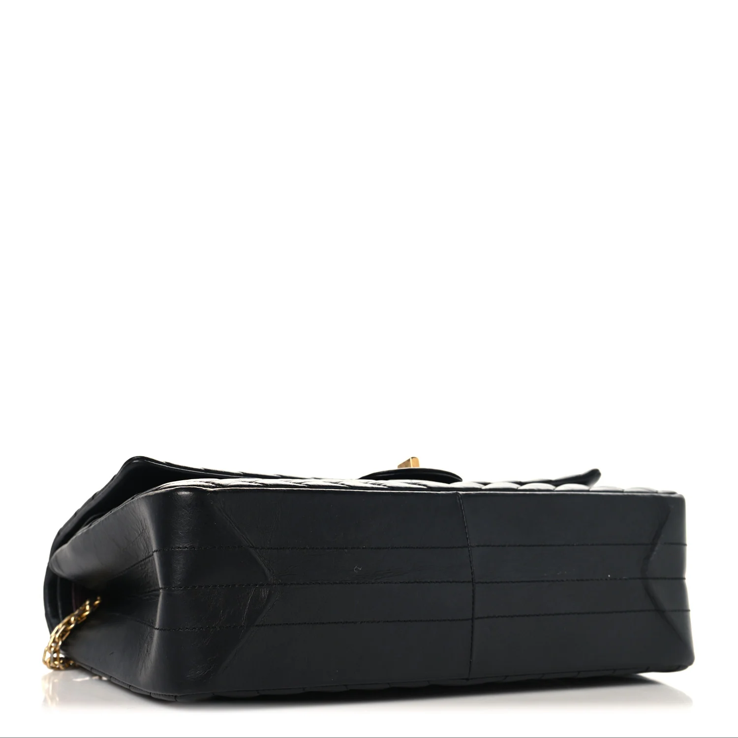 Aged Calfskin Chevron Quilted 2.55 Reissue 226 Flap Black - Image 4