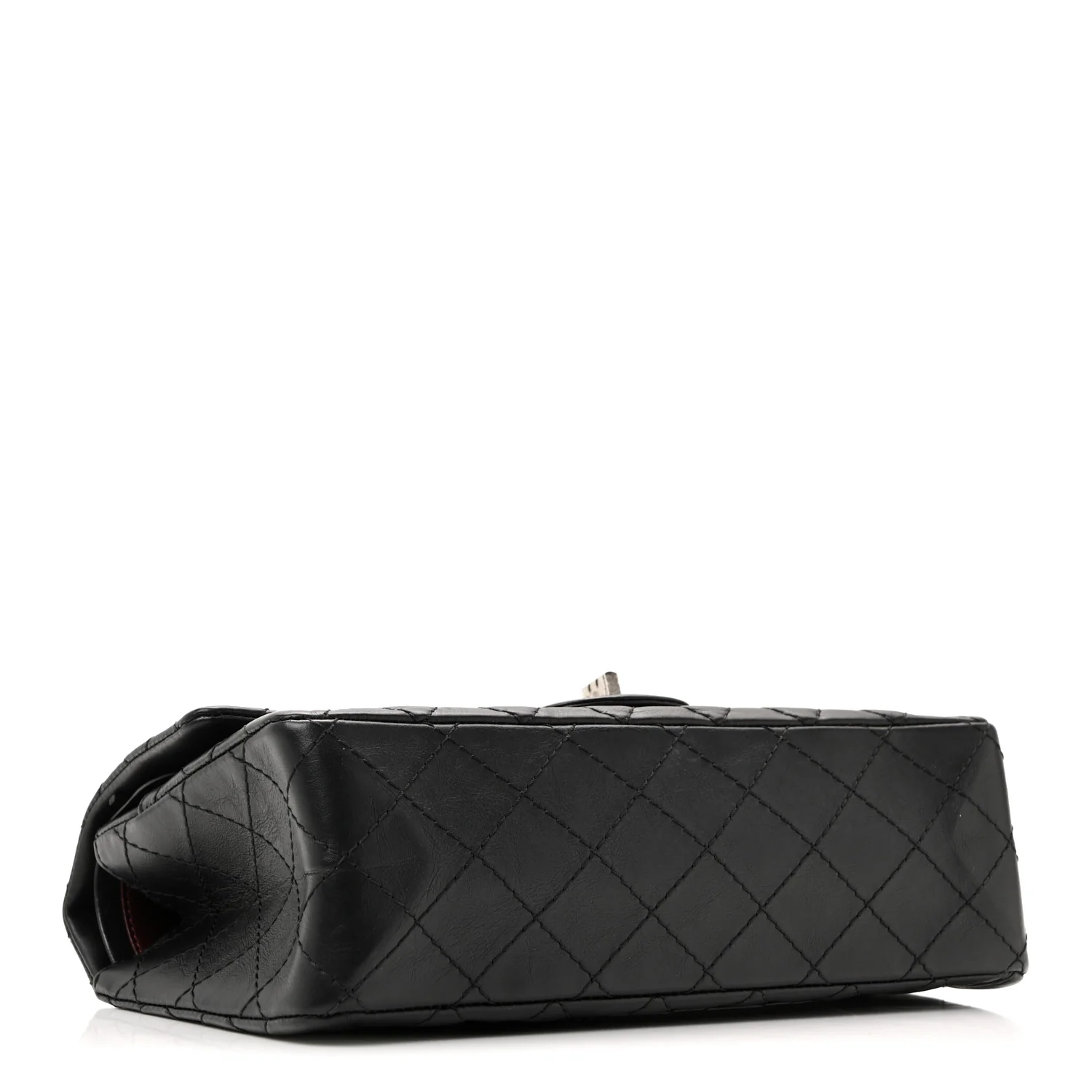 Aged Calfskin Quilted 2.55 Reissue 225 Flap Black - Image 8