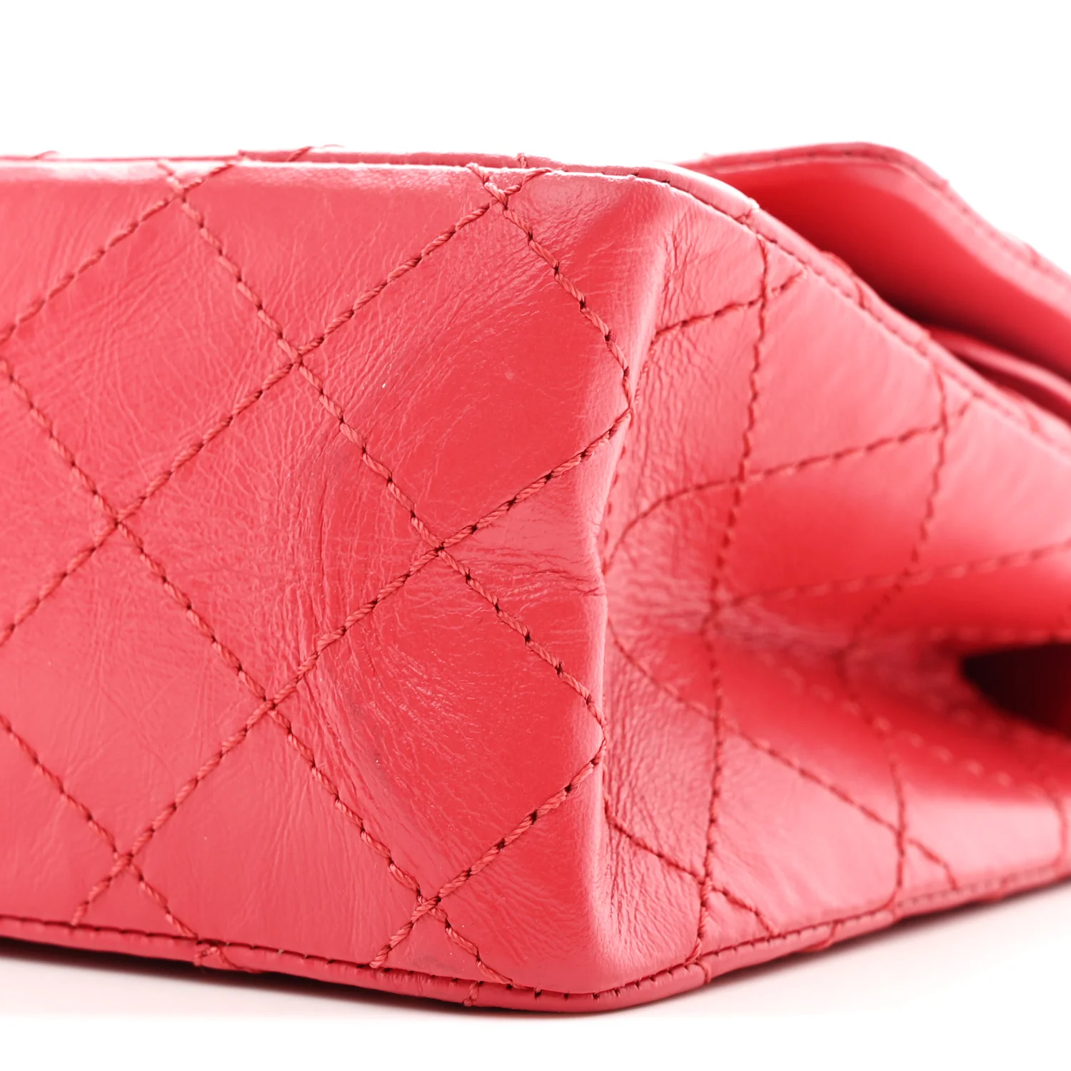 Aged Calfskin Quilted 2.55 Reissue 225 Flap Red - Image 10